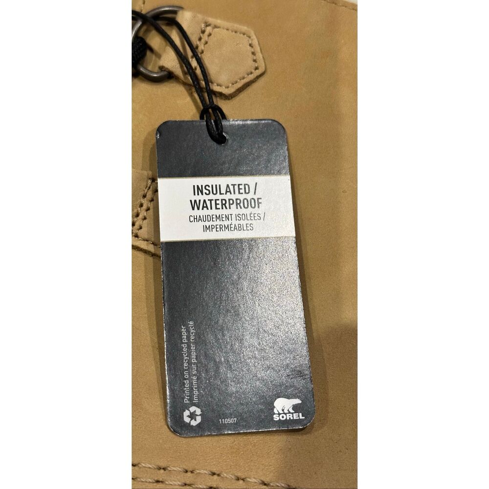 Sorel Caribou Boot in Buff NWT Size Youth 4 - Picture 9 of 11